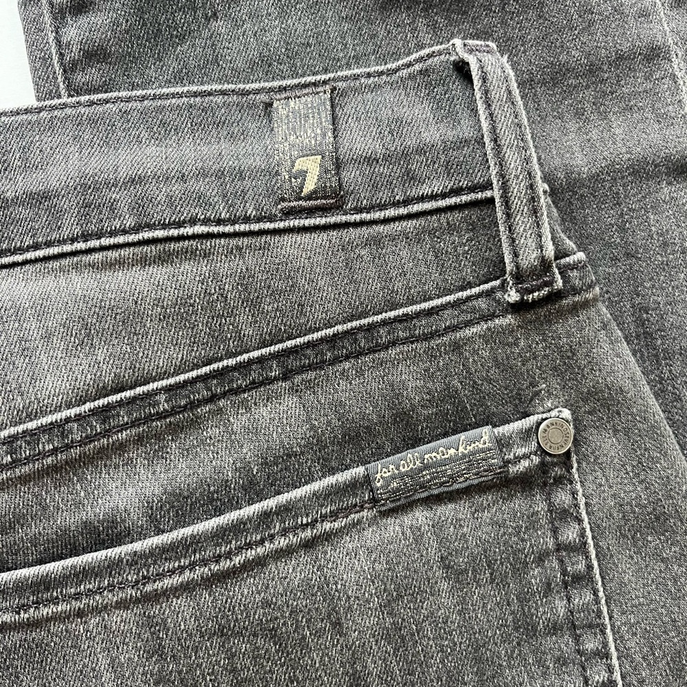 7 for all mankind Adrien grey slim straight jeans - Picture 6 of 7